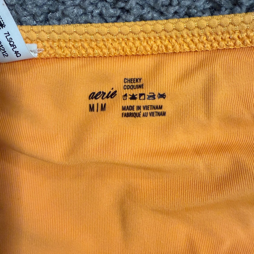 Aerie Bright Orange Bikini Set - Picture 3 of 6